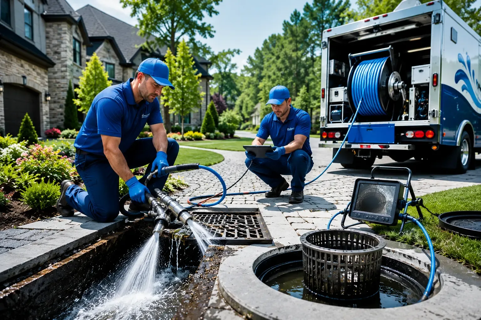 Local outdoor drain cleaning professionals in Blair, OK